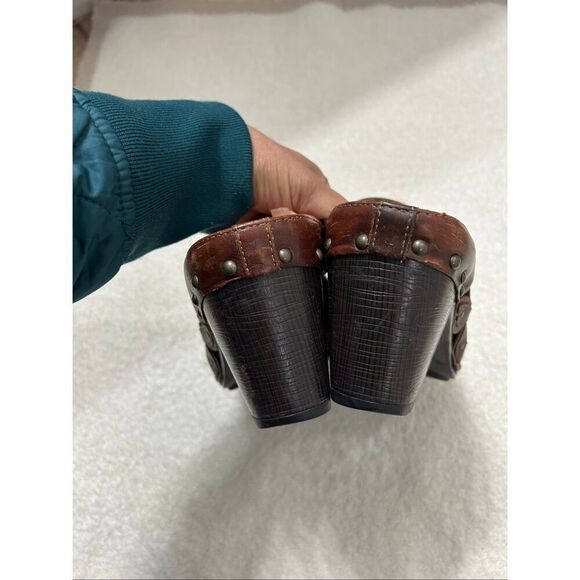 Dansko Nigella brown leather strappy heels size 8 - Picture 7 of 8